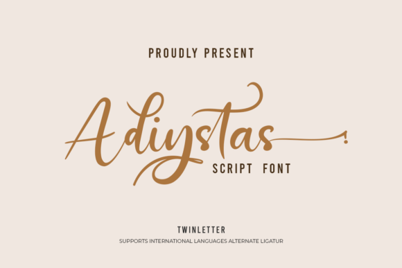 Adiystas: A Playful Script Font for Editorial Design