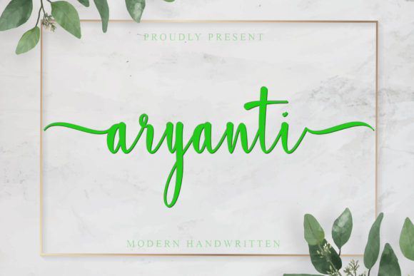 Aryanti: The Script Font That Elevates Brand Identity