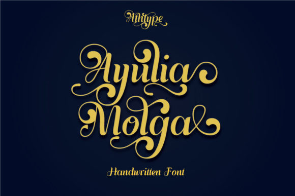 Ayulia Molga: The Script Font for Scroll-Stopping Content