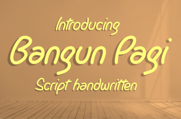 Bangun Pagi: A Delicate Script Font for Web Design