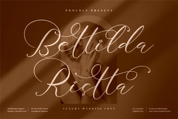 Bettilda Ristta: A Graceful Script Font for Editorial Design