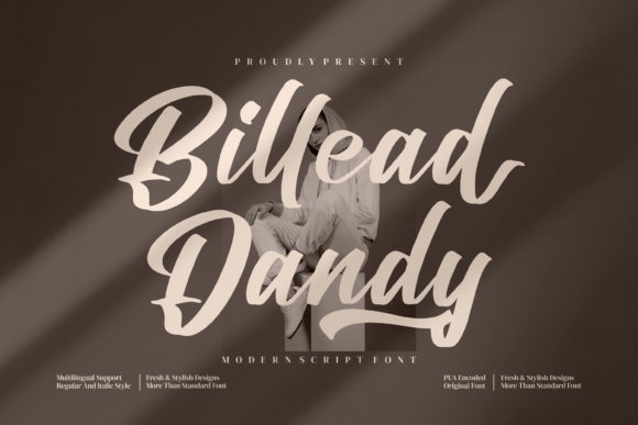 Billead Dandy: A Playful Script Font for Editors