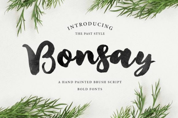 Bonsay Brush: A Script Font for Clear Campaigns