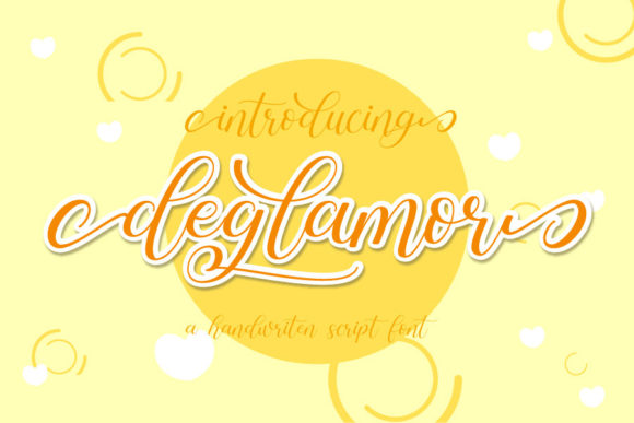 Deglamor: A Script Font for Elegant Branding