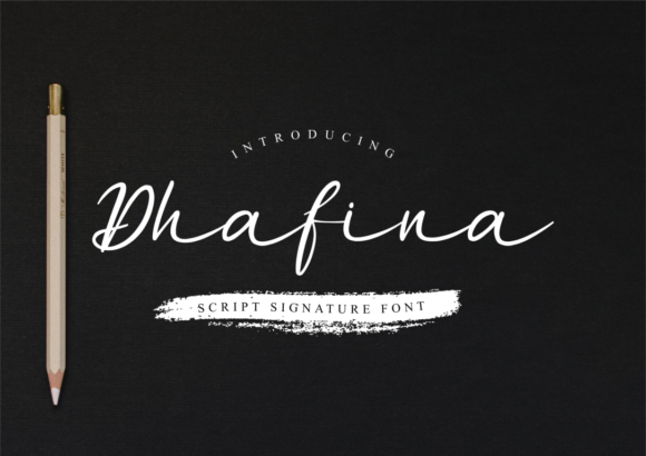Dhafina: A Playful Script Font for Branding