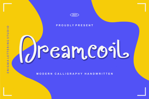 Dreamcoil Font: A Whimsical Script for Makers