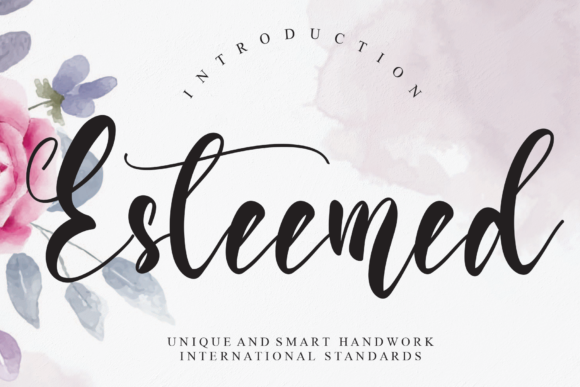 Esteemed Font: Timeless Script for Crafters