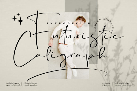 Futuristic Caligraph Font for Modern Brands