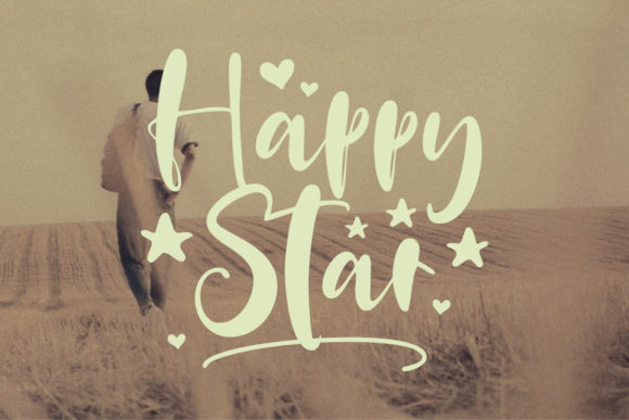 Happy Star Font: A Playful Script for Makers