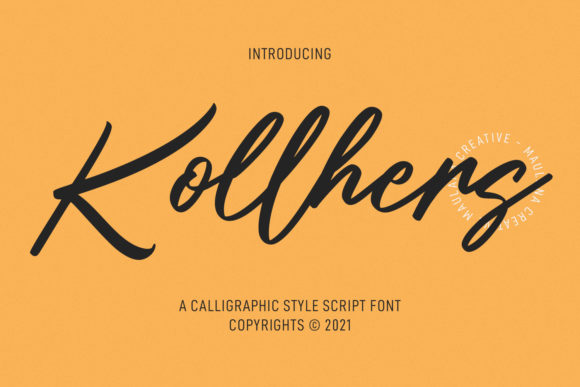 Kollhers: A Script Font for Elegant Branding