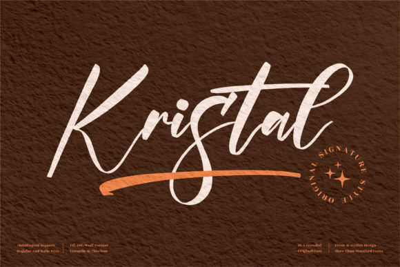 Kristal: A Delicate Script Font for Web Design