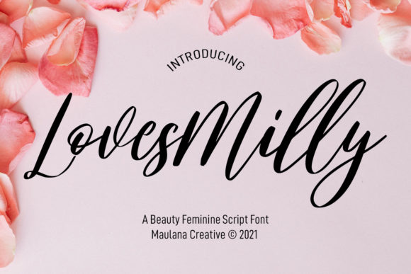 Lovesmilly Feminine Font Review for Marketers