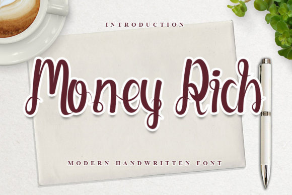 Money Rich: A Script Font for Scroll-Stopping Content