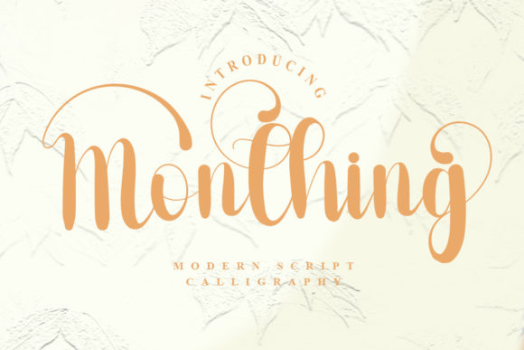 Monthing: A Script Font for Stronger Brand Identity