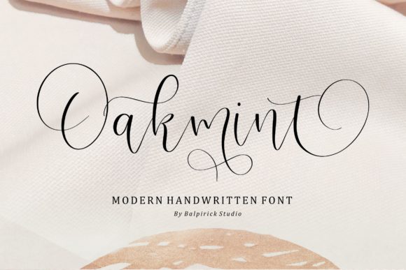 Oakmint: A Delicate Script Font for Web Design