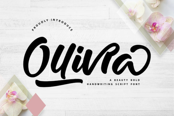 Ollivia: A Playful Script Font for Makers