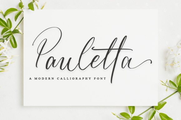 Pauletta: A Refined Script Font for Digital Elegance