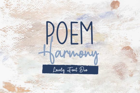 Poem Harmony Typeface for Web Design
