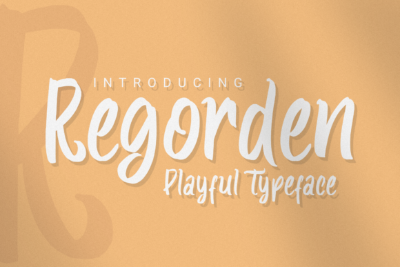 Regorden: A Playful Script Font for Modern Brands