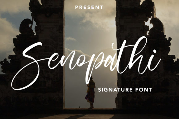 Senopathi: A Delicate Script Font for Editorial Design