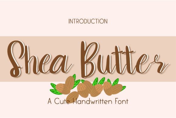 Shea Butter Font: A Script Typeface for Branding