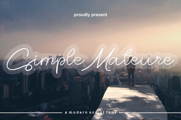Simple Mateure: A Timeless Script Font for Modern Branding