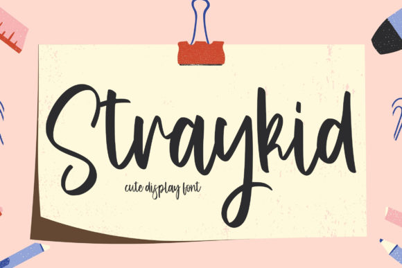 Straykid: A Script Font That Elevates Brand Identity