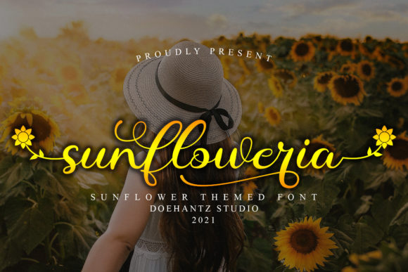 Sunfloweria: A Dazzling Script Font for Makers