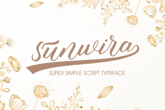 Sunwira: A Classic Script Font for Makers