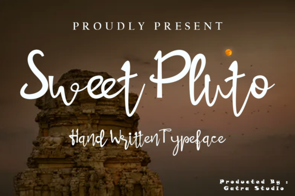 Sweet Pluto: A Playful Script Font for Web Design
