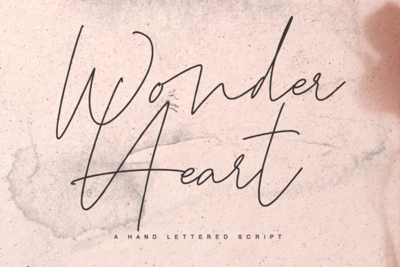 Wonder Heart Font: A Gentle Script for Editorial Design