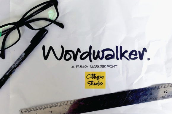 Wordwalker: A Script Font for Small Business Branding